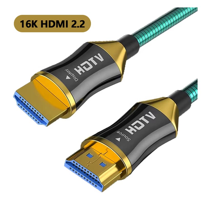 Активний оптоволоконний кабель HDMI 2.2 AOC — 16K/60Hz, 96 Гбіт/с Stone ST-AOC16KA-20M