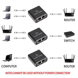 RJ45 спліттер 1 у 2 — Gigabit LAN адаптер Stone ST-RJSP-1x2 — мініатюра 4