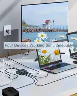 RJ45 Ethernet-розгалужувач 1 на 4 порти — Gigabit 1000 Мбіт/с Stone ST-RJSP-1x4 — мініатюра 5