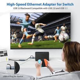 Мережевий адаптер 2 в 1 USB-A + Type-C — RJ45 Gigabit Ethernet Stone ST-NC2507G — мініатюра 5