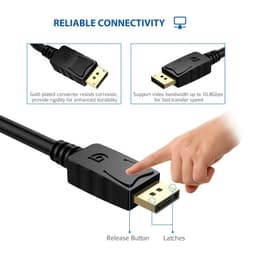 Перехідник DisplayPort (тато) — VGA 15-pin (мама) Stone ST-SC061 — мініатюра 6