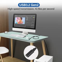 Подовжувач USB 3.2 Gen2 Type-C 20 Гбіт/с, 100 Вт Stone ST-TCMF-1M — мініатюра 4