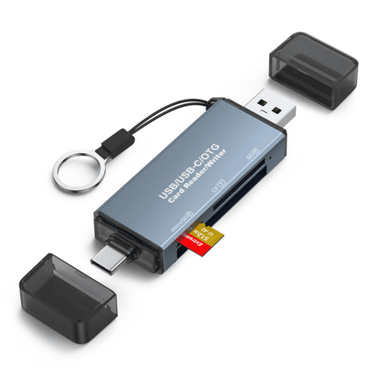 OTG Card Reader 2 в 1 Stone SD/TF Type-C(ST-SC098)