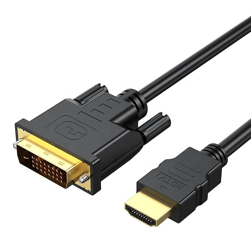 Кабель HDMI (тато) — DVI-D 24+1 (тато), двонаправлений, 1080P Stone ST-HD-DVI-10M