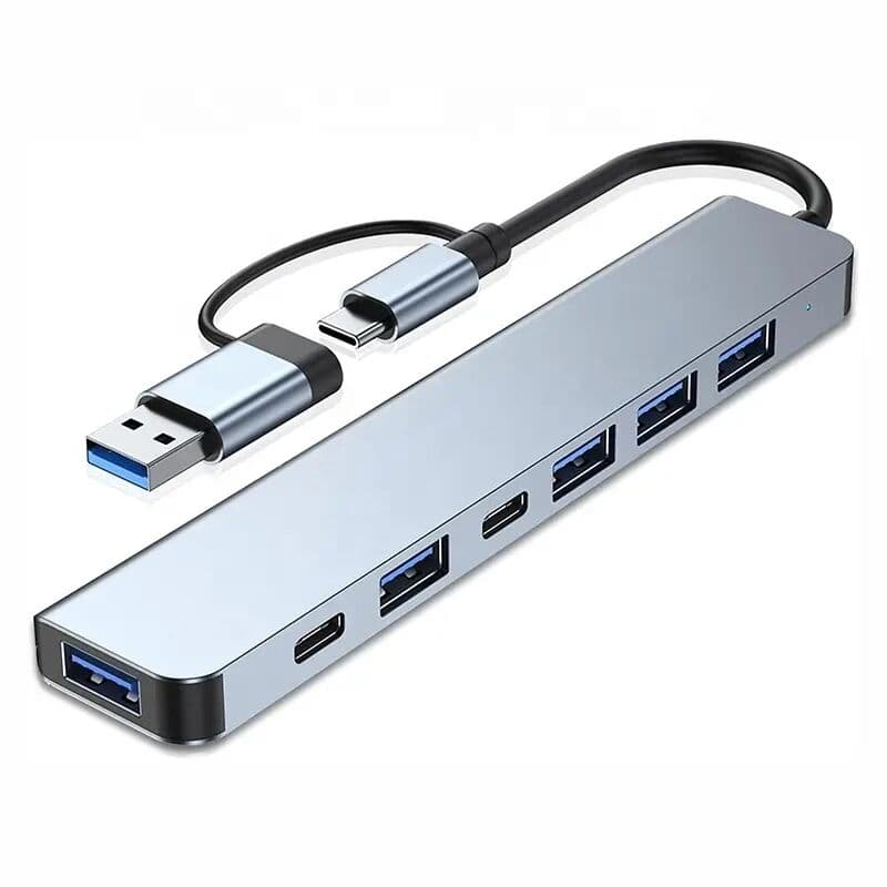 Хаб 7 в 1 SD/TF HDMI 4K30Hz USB2.0 USB 3.0 Type-C PD 100W Stone ST-H29