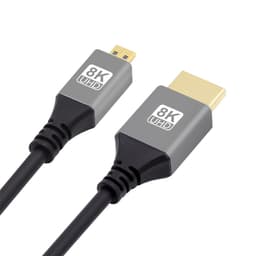 Кабель Micro HDMI — HDMI 8K Ultra HD (HDMI 2.1) Stone ST-Micro-HD-8K-1M