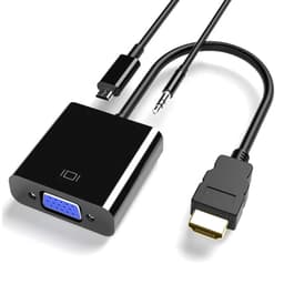 Конвертер односторонній - вхід HDMI → вихід VGA 20cм Stone ST-SC053 з аудіо виходом і живленням