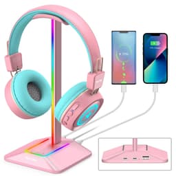 Підставка для геймерських навушників RGB New Bee NB-Z8 Pink (Z8P)