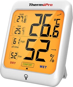 Цифровий термогігрометр ThermoPro TP53 для вимірювання температури и вологості у комнаті