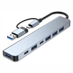 Хаб 7 в 1 SD/TF HDMI 4K30Hz USB2.0 USB 3.0 Type-C PD 100W Stone ST-H29